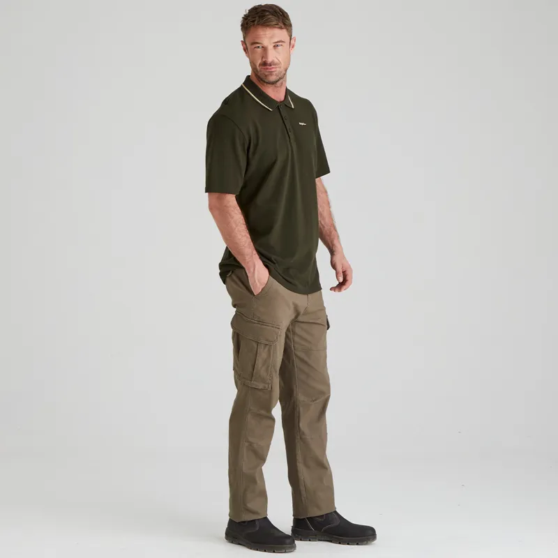 Ridgeline Kilworth Polo Shirt in Deep Forest-1