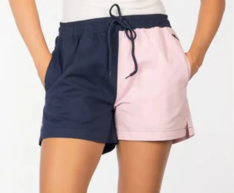Rydale Kirby Rugby Shorts in Navy/Sorbet