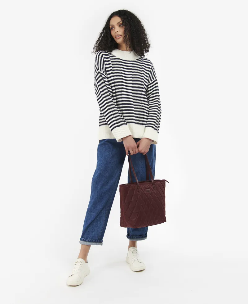 Barbour Witford Quilted Tote Bag in Windsor -8