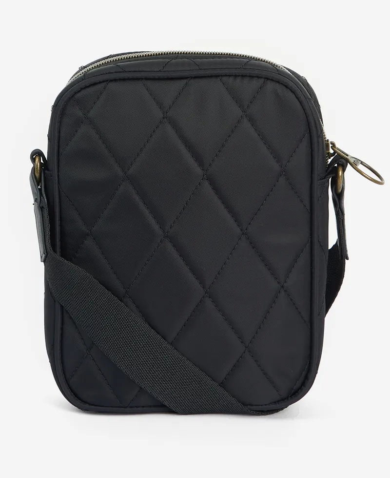Barbour Quilted Crossbody Bag in Black-3