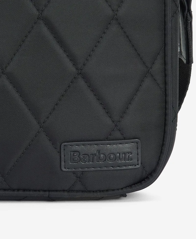 Barbour Quilted Crossbody Bag in Black-5