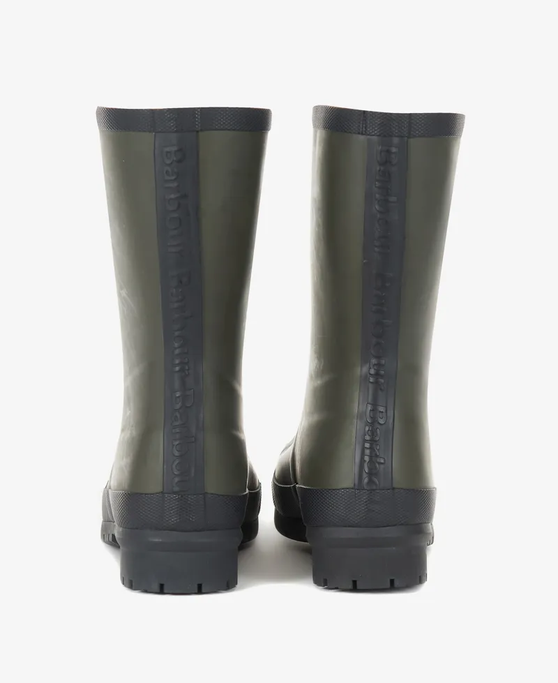 Barbour Banbury Wellingtons in Olive-4