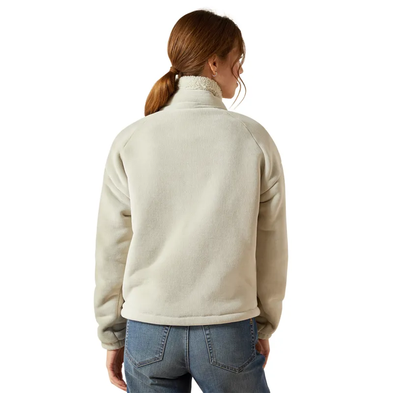 Ariat Lafayette Full Zip Sweatshirt in Pelican-3