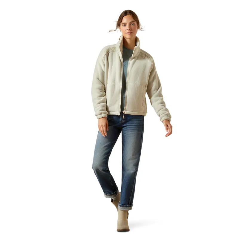 Ariat Lafayette Full Zip Sweatshirt in Pelican-4