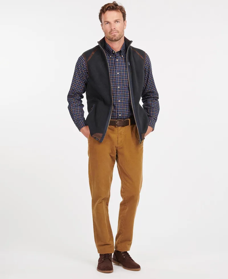Barbour Langdale Fleece Gilet in Navy -1