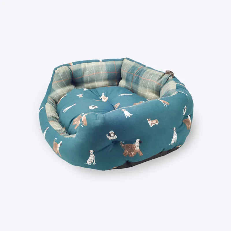Danish Design 40 in. 101 cm Laura Ashley Deluxe Slumber Bed in Navy