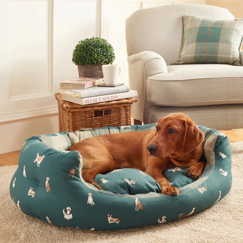 Danish Design 40 in. 101 cm Laura Ashley Deluxe Slumber Bed in Navy-3