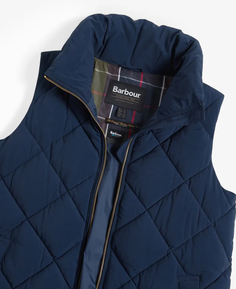 Barbour Leverton Gilet in Navy-4