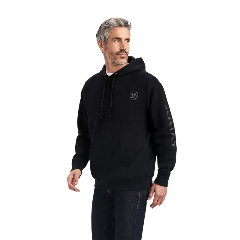 Ariat Logo Hoodie in Black