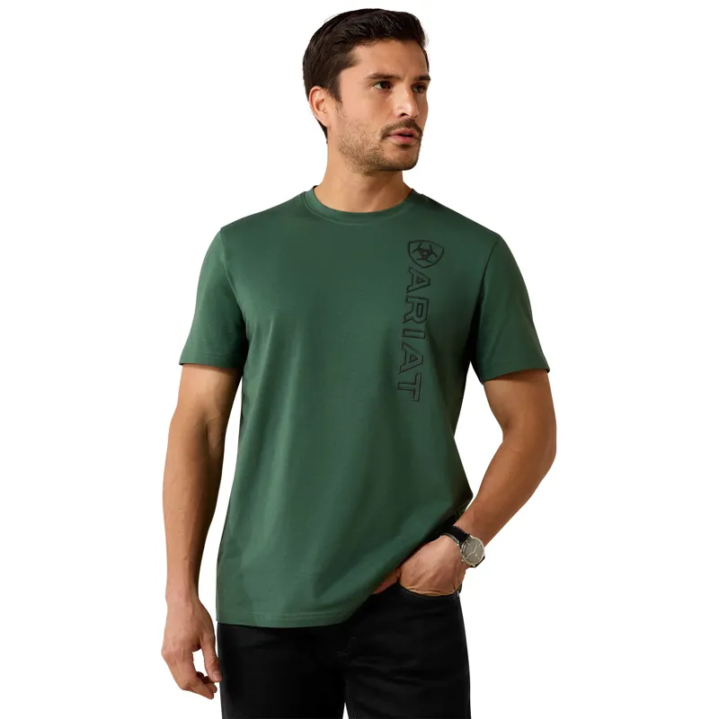 Ariat Vertical Logo T-shirt in Monstera
