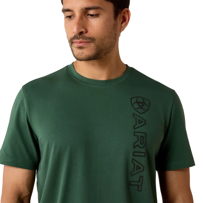Ariat Vertical Logo T-shirt in Monstera-1
