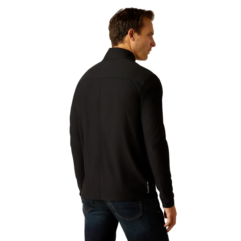 Ariat Lowell 3.0 1/4 Zip Baselayer in Black-2