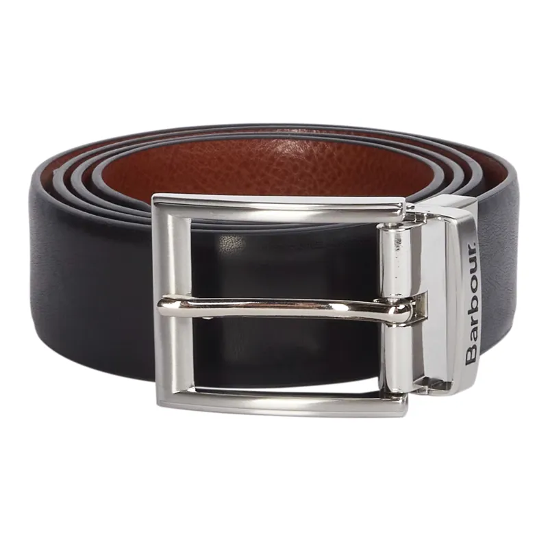 Barbour Fife Reversible Belt in Black