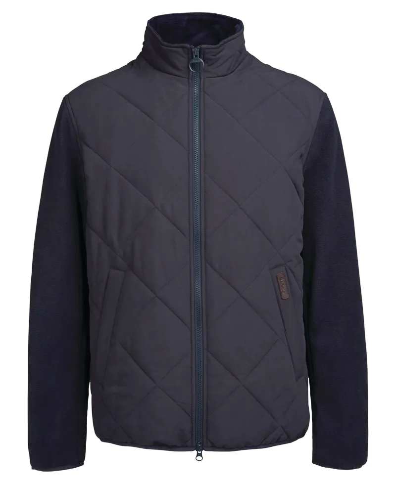 Barbour Hybrid Fleece in Navy