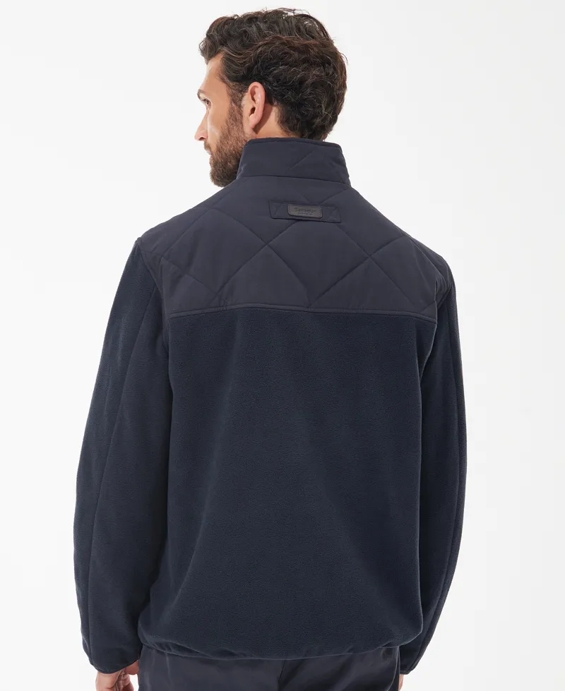 Barbour Hybrid Fleece in Navy-3