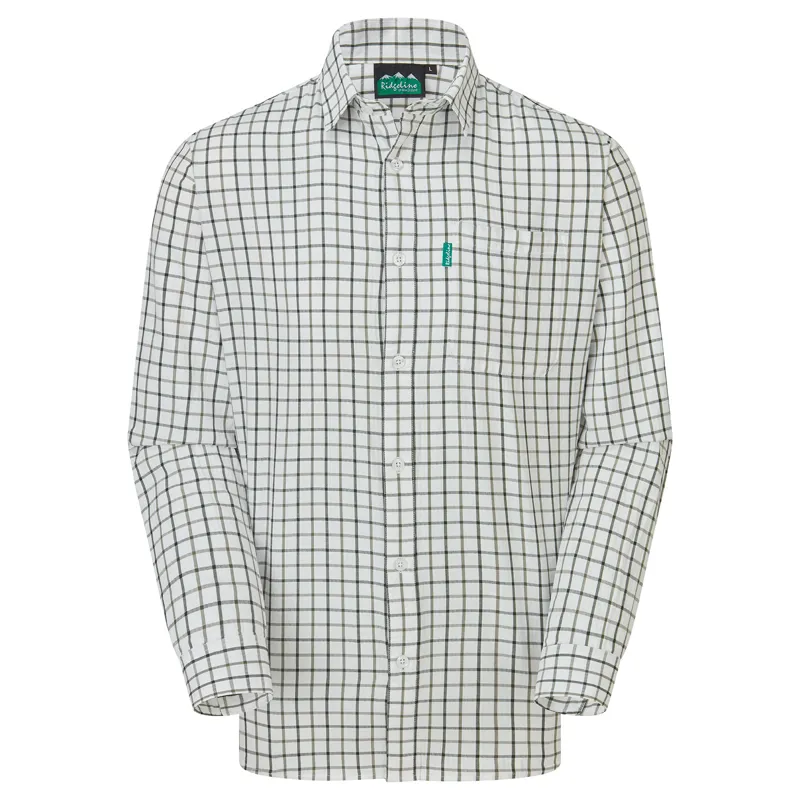 Ridgeline Mens Sedgebrook Shirt in Deep Forest