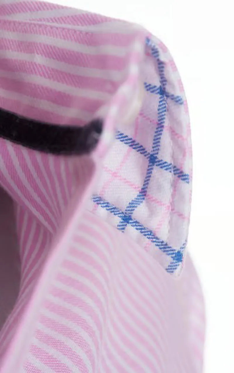 Rydale Hannah Striped Shirt in Matilda Pink-5