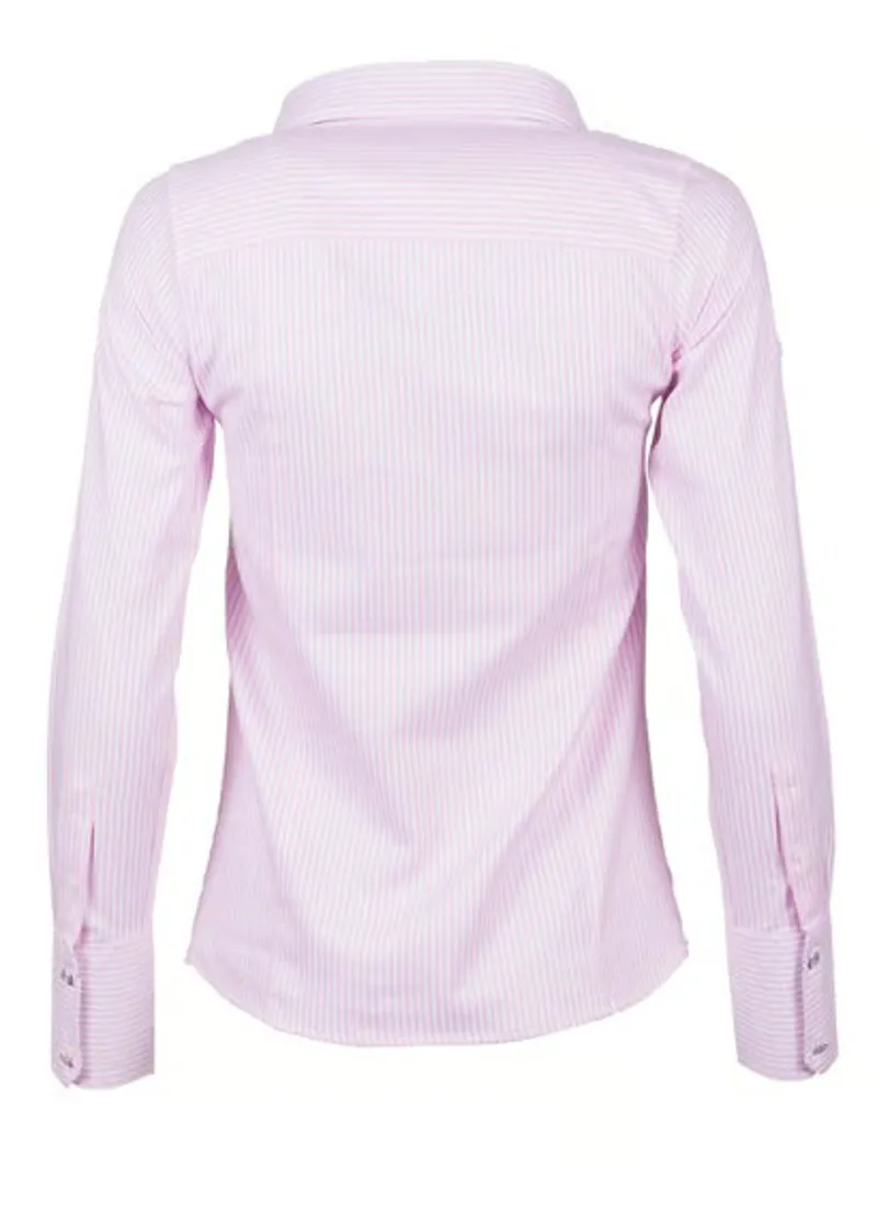 Rydale Hannah Striped Shirt in Matilda Pink-6
