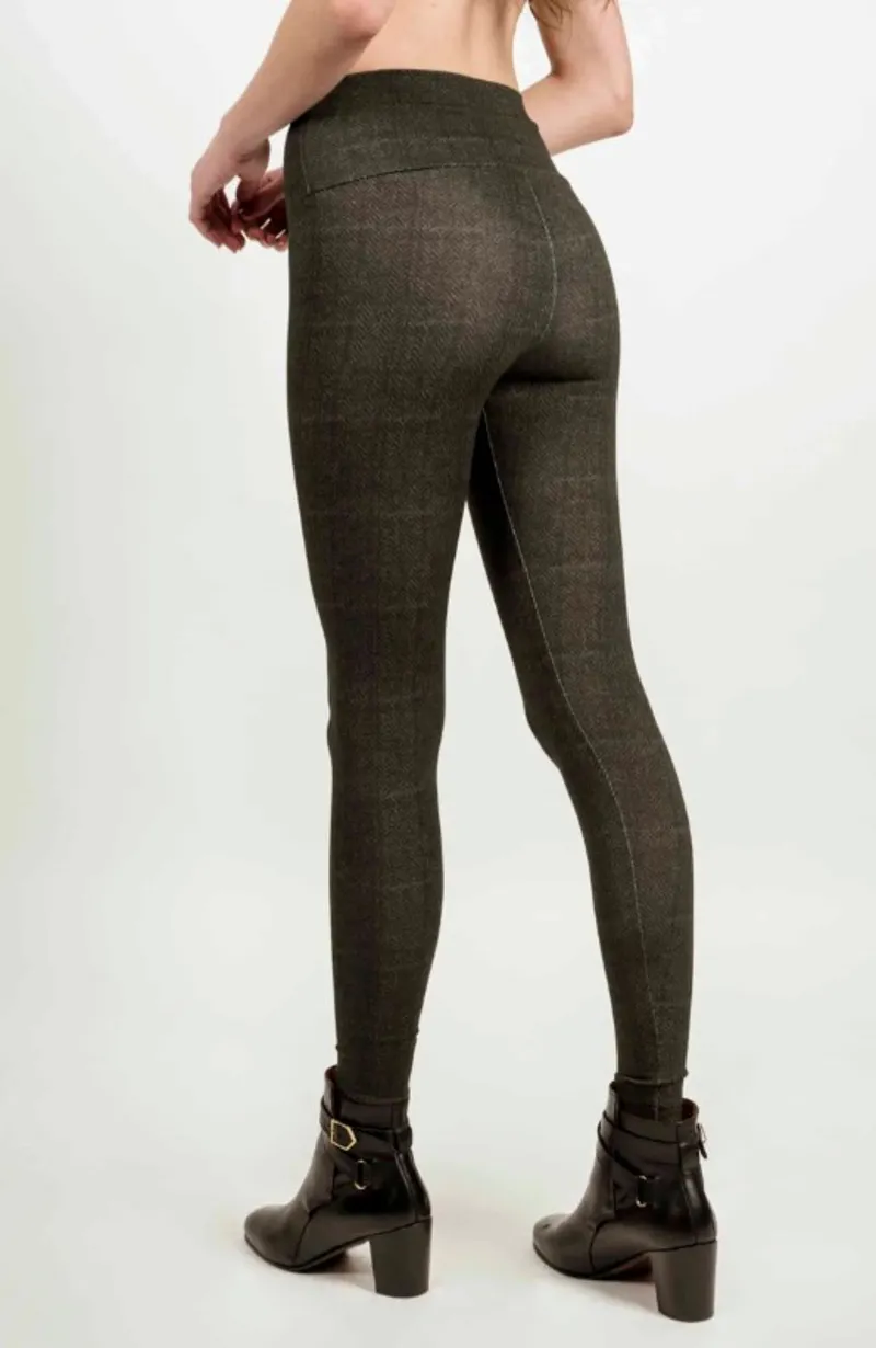 Hartwell MIA Tweed Leggings in Green-1
