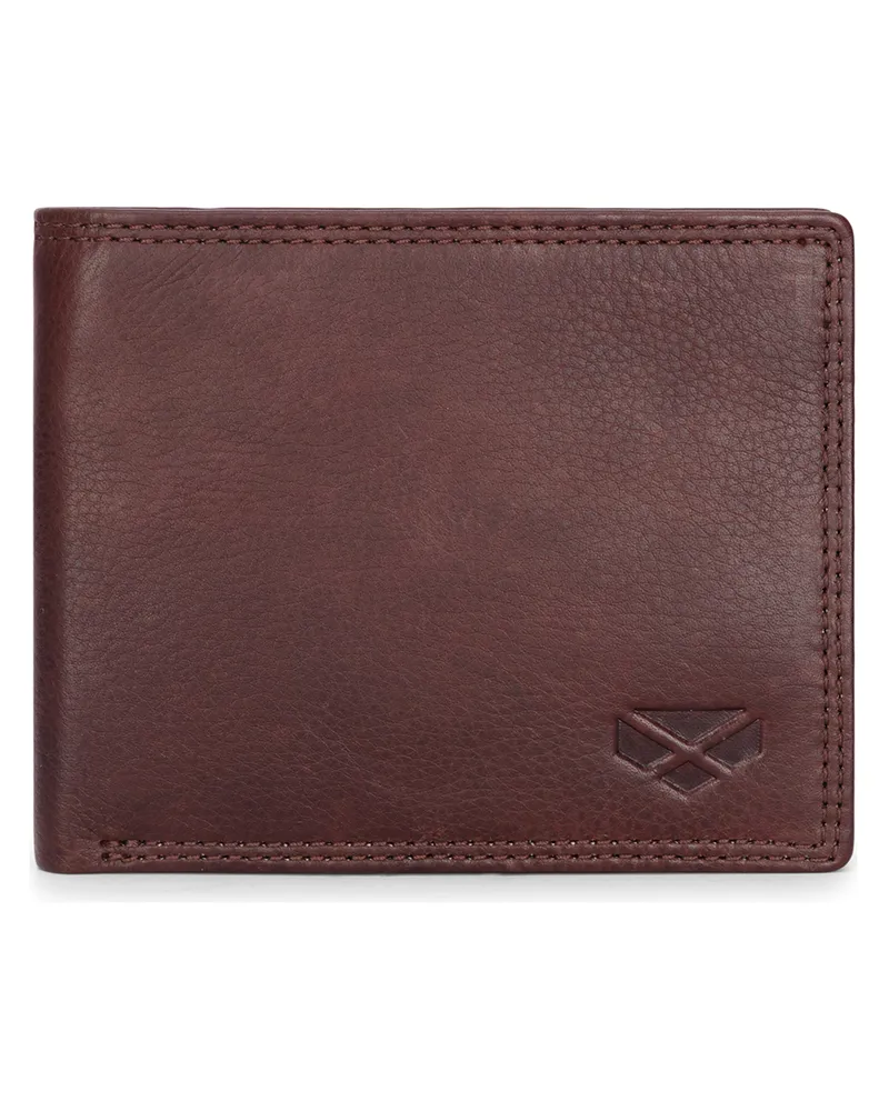 Hoggs of Fife Monarch Leather Wallet in Conker