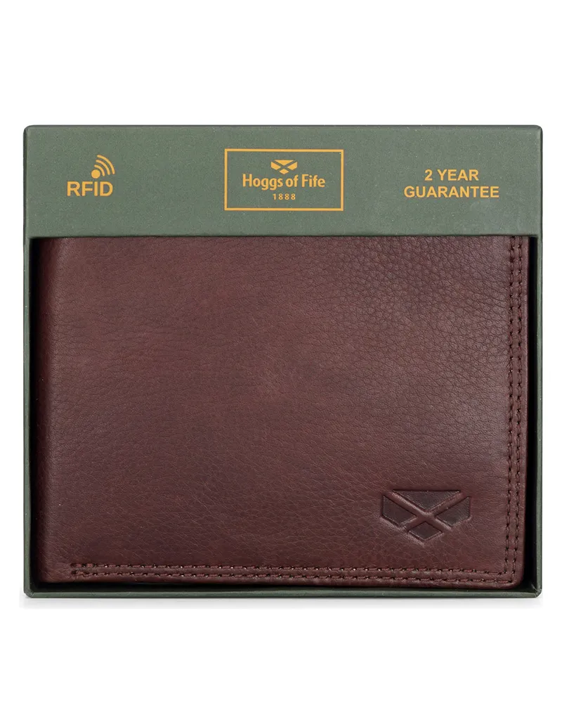 Hoggs of Fife Monarch Leather Wallet in Conker-2
