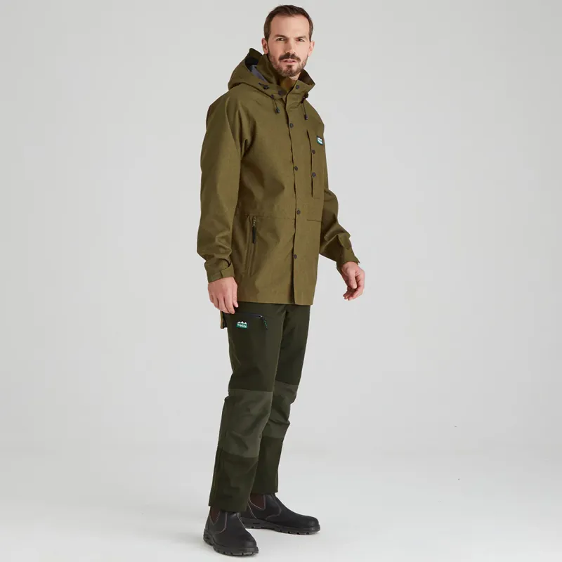 Ridgeline Mens Monsoon Light Jacket in Teak