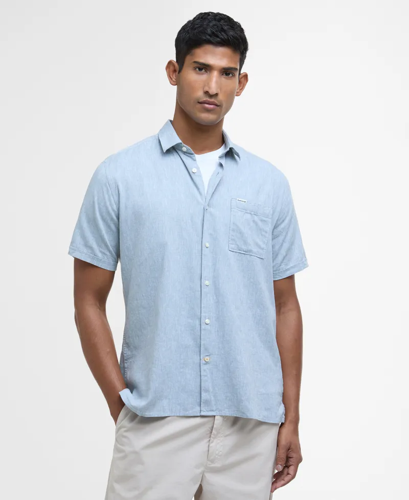 Barbour Nelson Summer Shirt in Lead-1