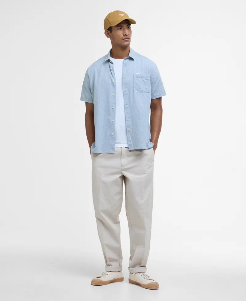 Barbour Nelson Summer Shirt in Lead-2