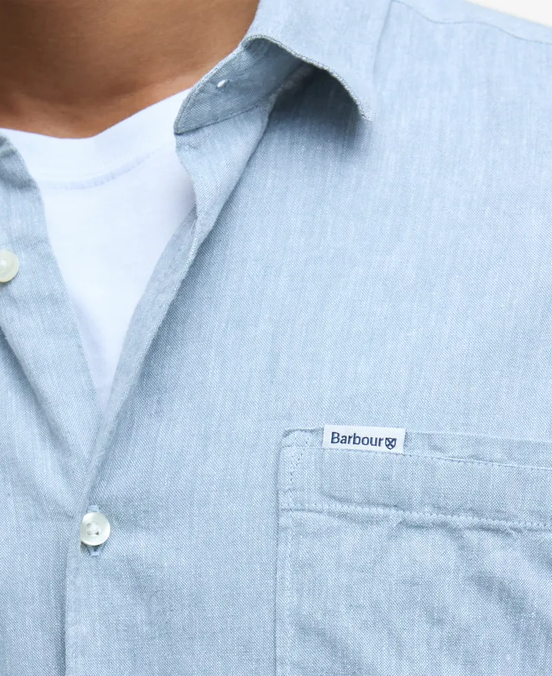 Barbour Nelson Summer Shirt in Lead-4