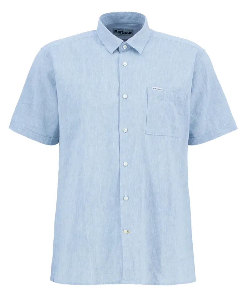 Barbour Nelson Summer Shirt in Lead