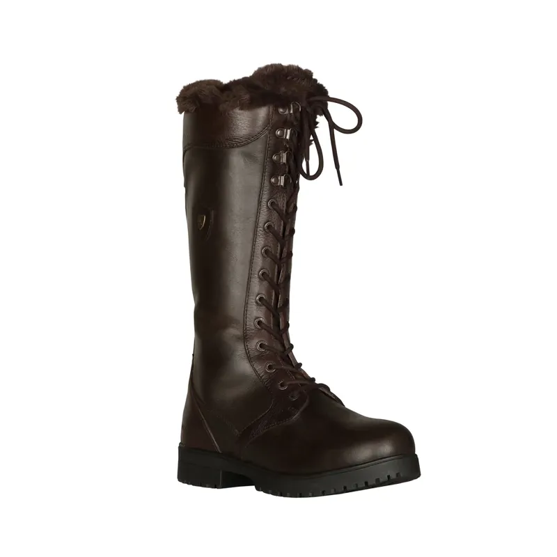 Moretta Nola Lace Country Boots in Brown