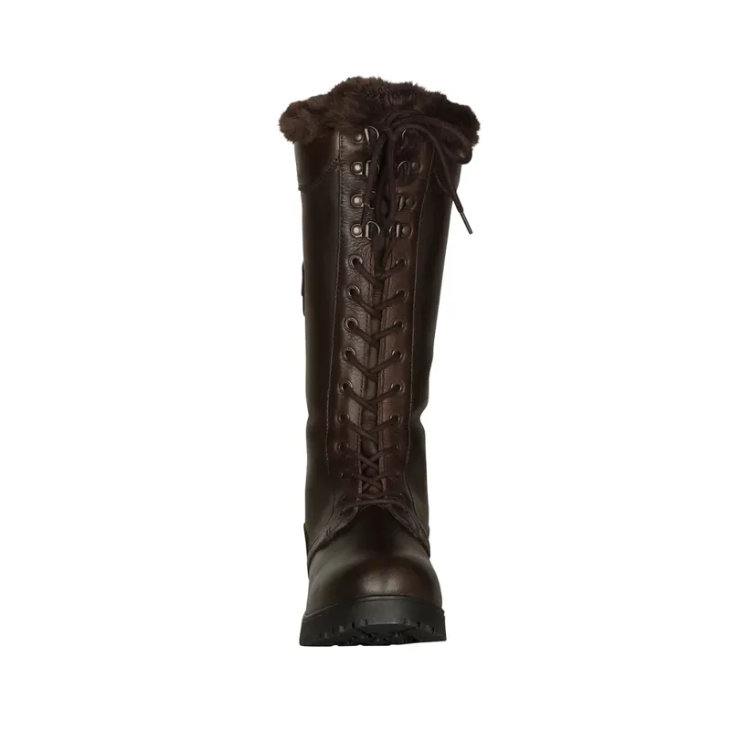 Moretta Nola Lace Country Boots in Brown-1
