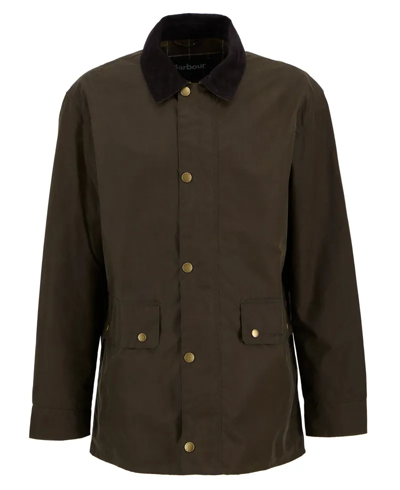 Barbour Lowick Wax Jacket in Beech