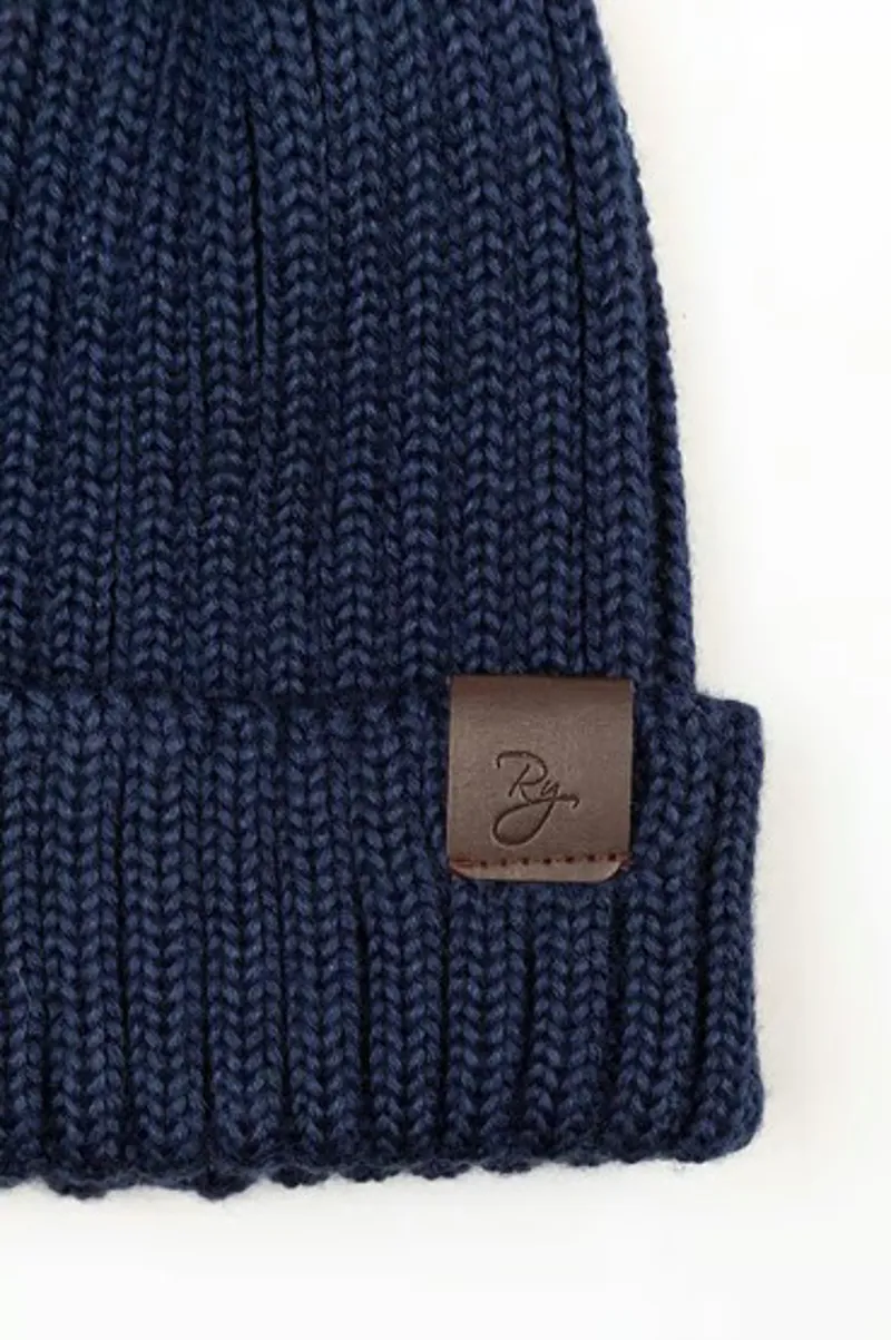 Rydale Junior Ollie Beanie in Navy-1