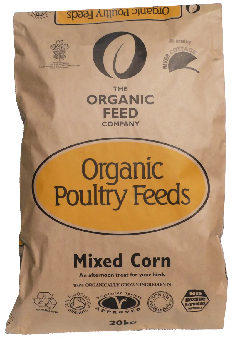 Allen and Page Organic Mixed Corn 20kg