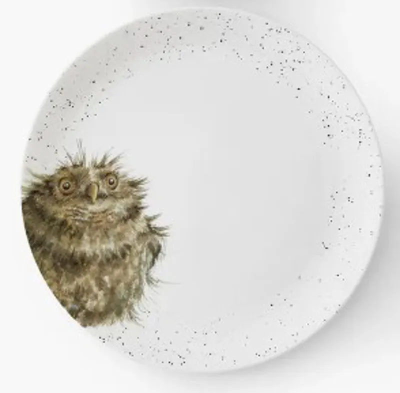 Wrendale Owl Coupe Plate