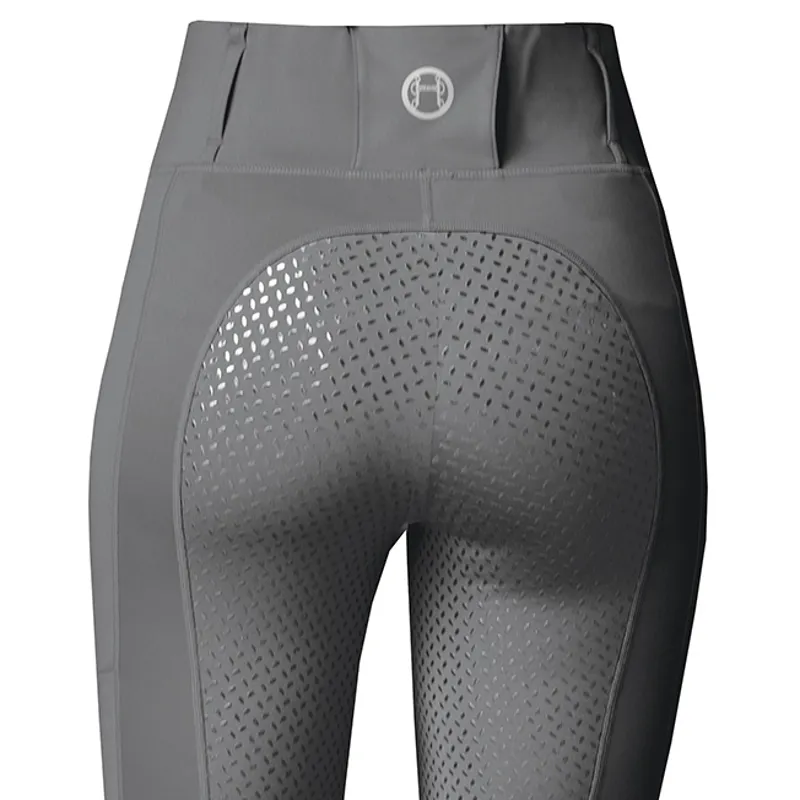 Equetech Performance Aqua-Shield Riding Tights - Grey-2