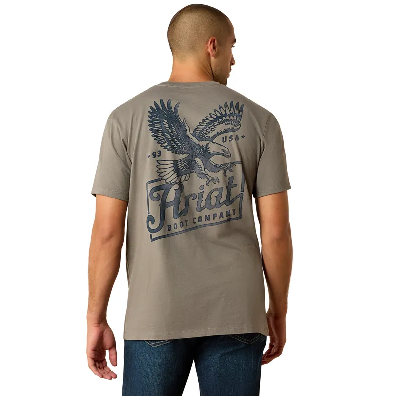 Ariat Paintriot T-shirt in Smoked Pearl-1