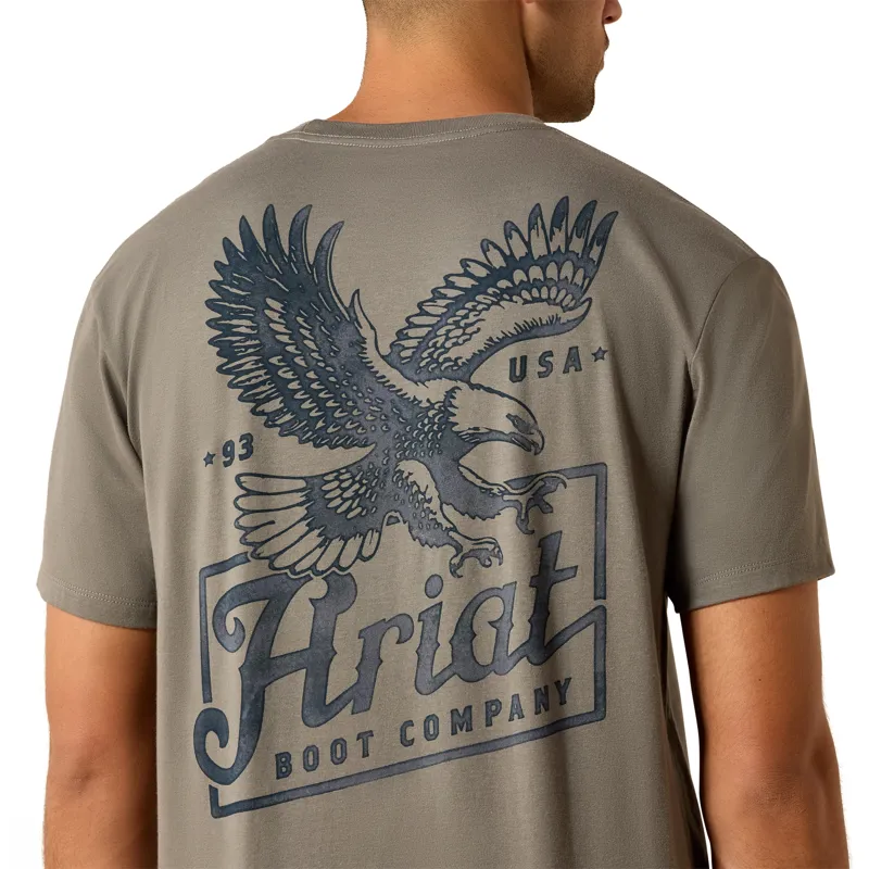 Ariat Paintriot T-shirt in Smoked Pearl-3