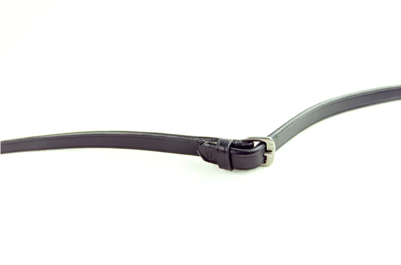 Dever Ascot Plain Leather Reins-1