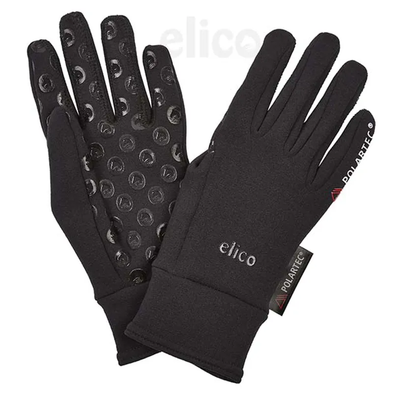 Elico Polartec Gloves in Black-1