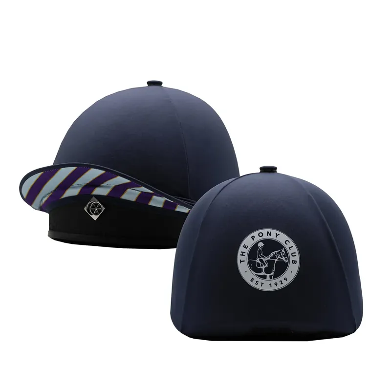 Equetech Official Junior Pony Club 2-In-1 Lycra Hat Silk-2