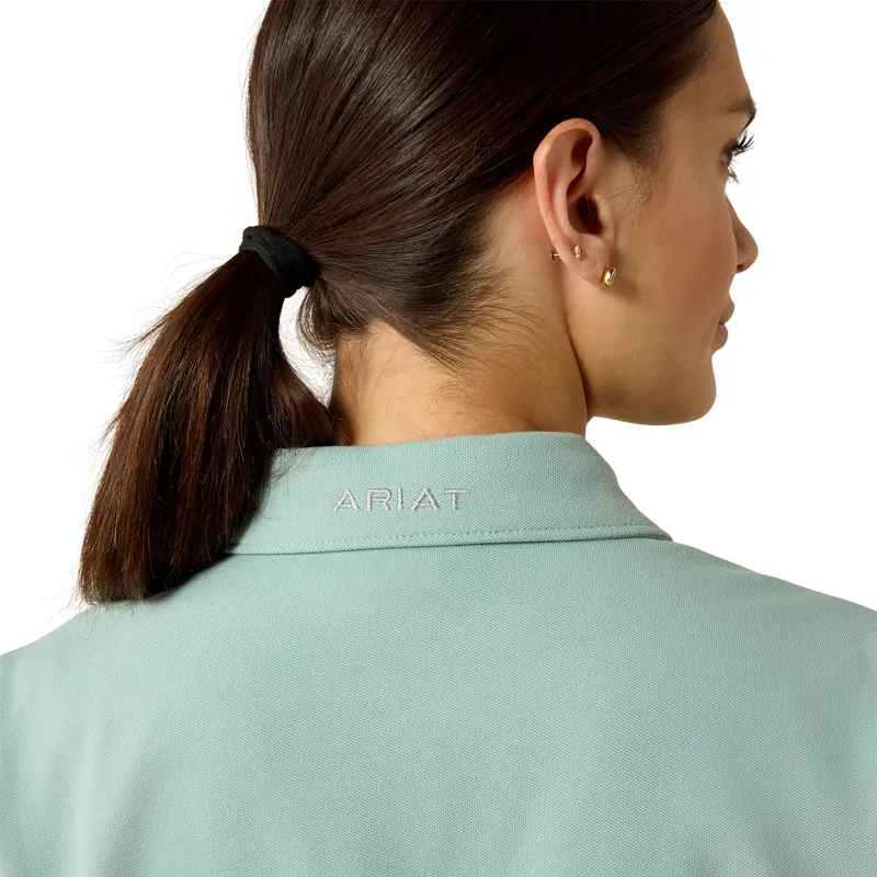 Ariat Prix 3.0 Polo Shirt in Blue Surf-4