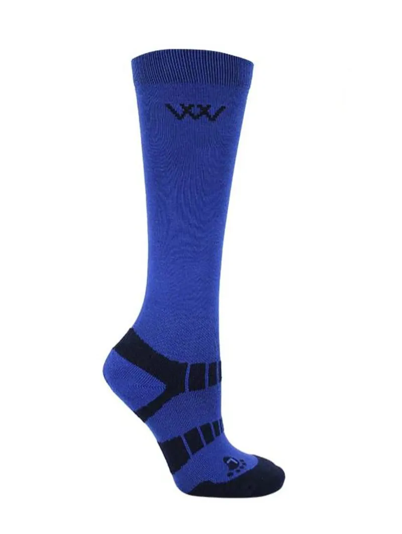 Woof Wear Young Rider Pro Sock in Electric Blue
