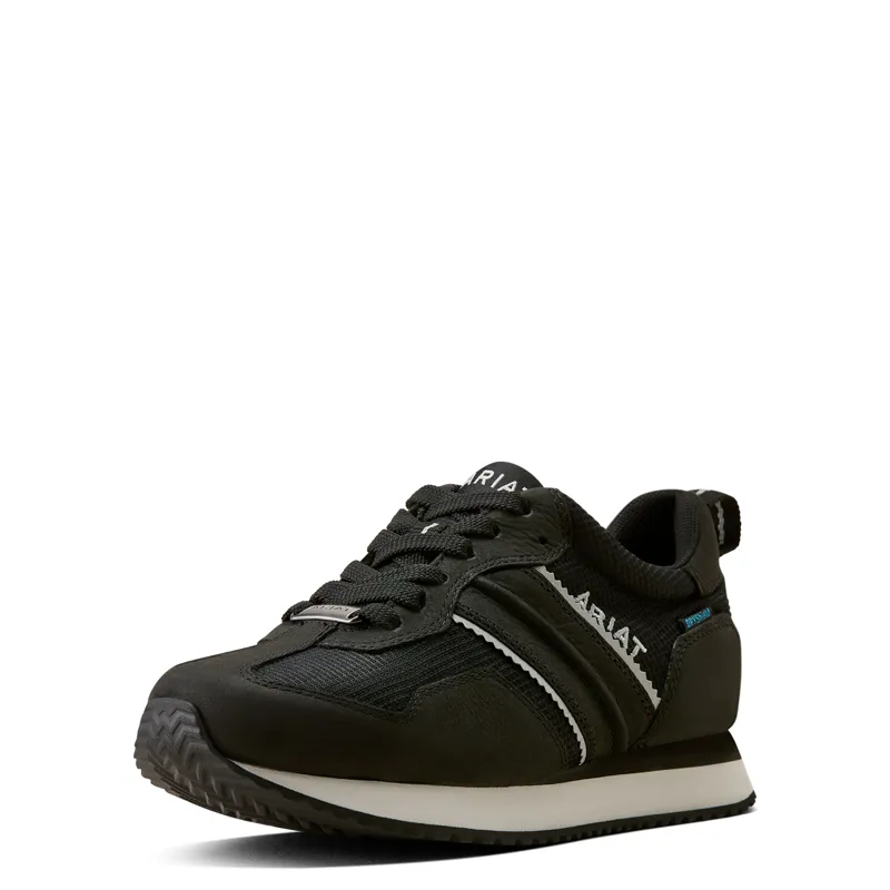 Ariat Ranch Runner Waterproof Trainer in Carbon Black