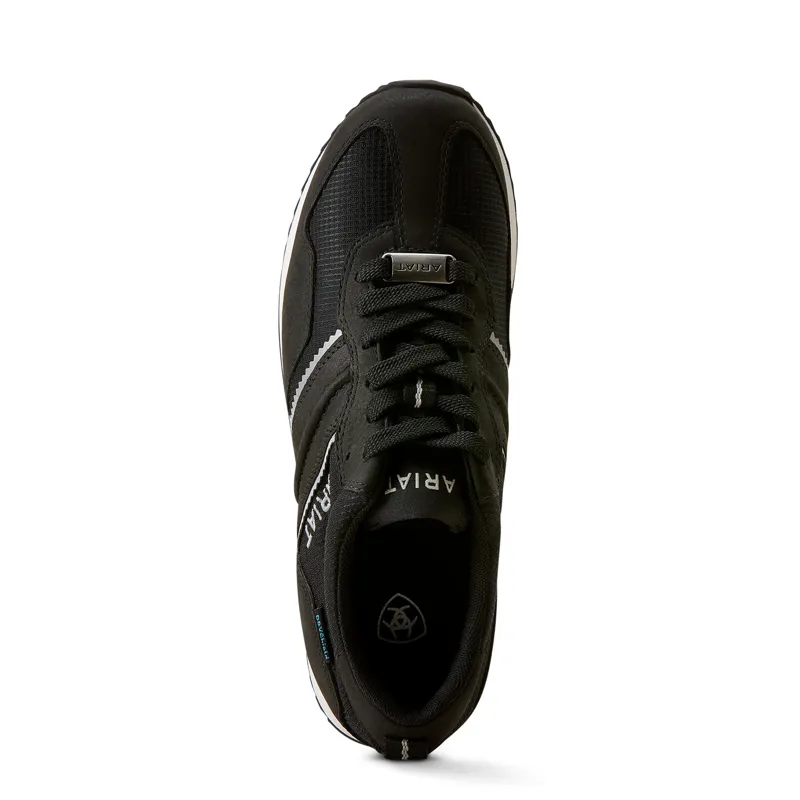Ariat Ranch Runner Waterproof Trainer in Carbon Black-2