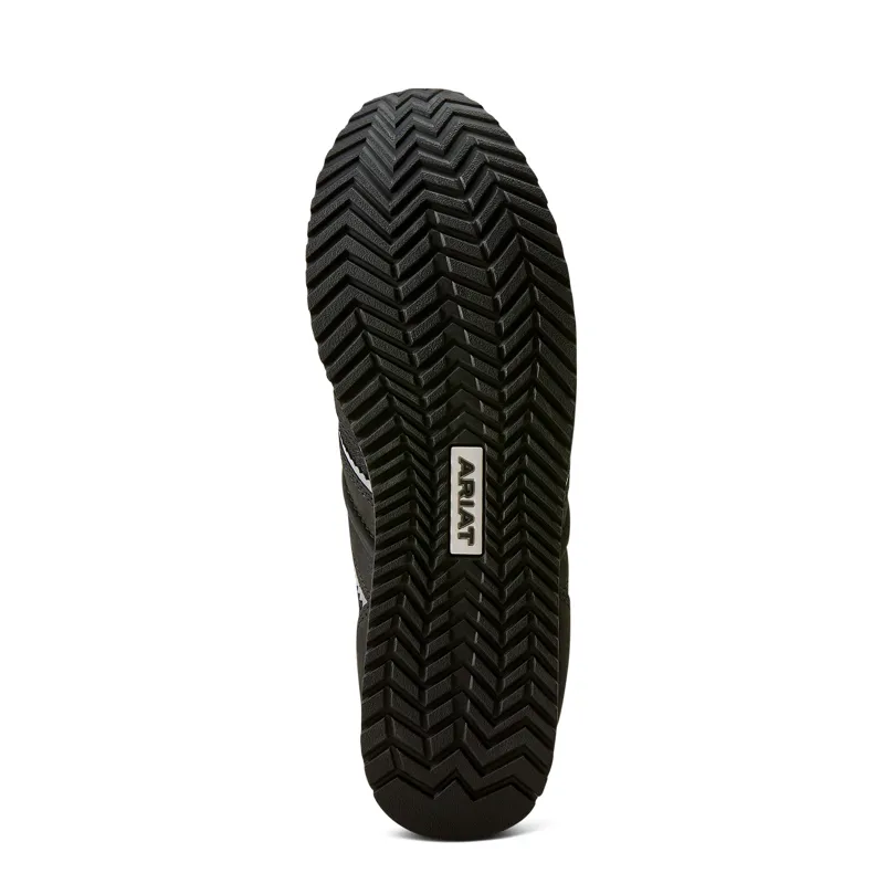 Ariat Ranch Runner Waterproof Trainer in Carbon Black-4
