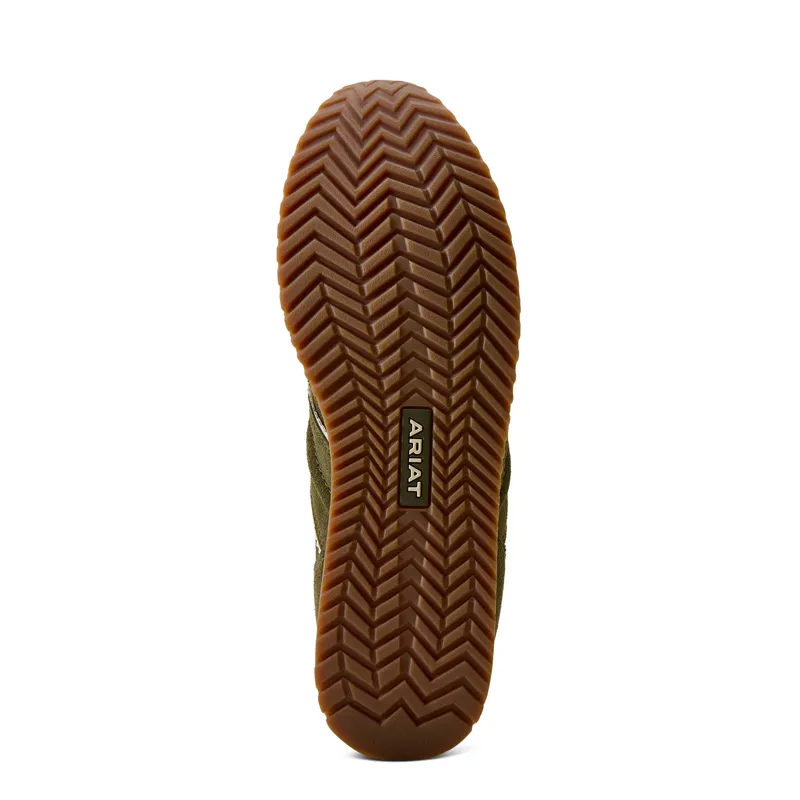Ariat Ranch Runner Waterproof Trainer in Olive Night-4
