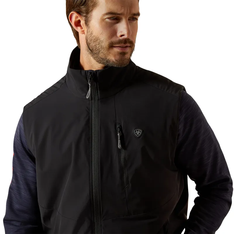 Ariat Men's Rion StretchShell Vest in Black-1