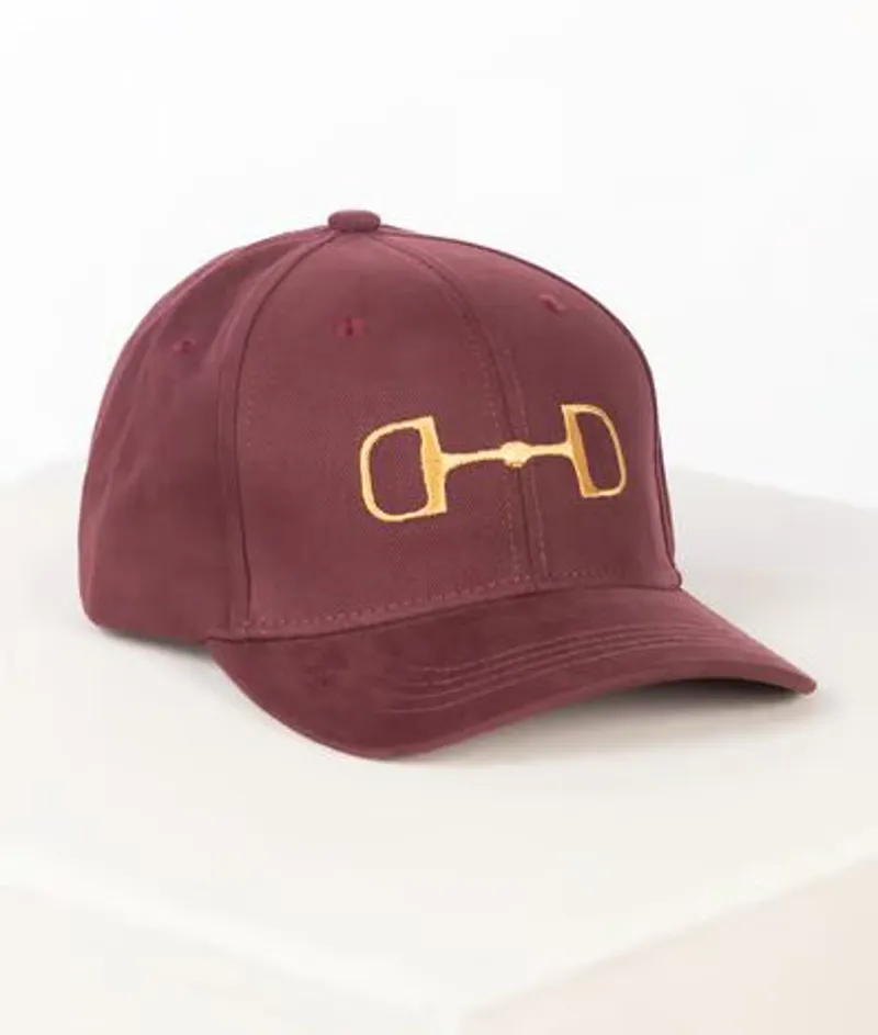 Rydale Ripon Snaffle Baseball Cap in Wine